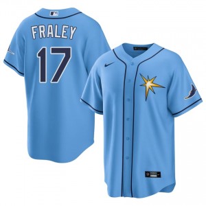 Exclusive Jake Fraley #17 Blue Baseball Embroidery Jersey | TBR Men Collection Edition 83987874