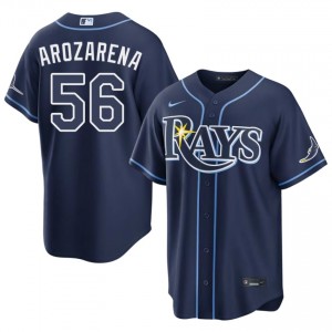 Randy Arozarena #56 Tampa Bay Baseball Jersey | Classic Men Navy Sewn Edition 52015027