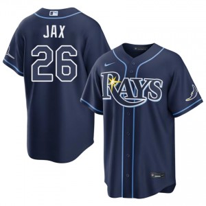 Iconic Ryan Vilade #26 Navy Baseball Embroidery Jersey | TBR Men Collection Edition 64629823