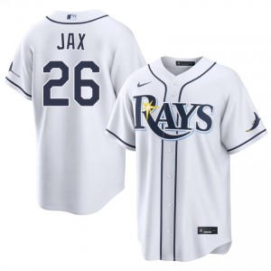 White Ryan Vilade #26 Tampa Bay Rays Baseball Stitched Jersey | Original Men Fit 30616551