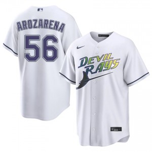 Tampa Bay Randy Arozarena #56 White Men Alternate Jersey | Stitched Premium Baseball Uniform 52922801