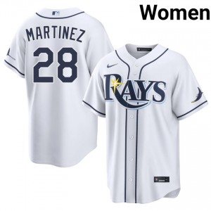 Iconic Nick Martinez #28 White Baseball Embroidery Jersey | TBR Women Collection Edition 32747799