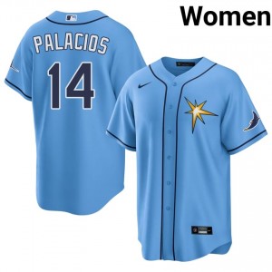 #14 Richie Palacios Gameday Women Baseball Jersey | TB Rays Blue Fan Gear 61417364