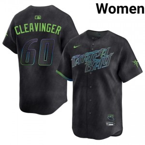 Iconic Garrett Cleavinger #60 Black City Connect Baseball Stitched Jersey | TBR Women Collection Edition 32156879