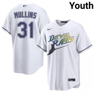 Cedric Mullins #31 Tampa Bay Alternate Baseball Jersey | Fresh Youth White Embroidery Edition 76149699